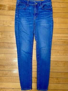 American Eagle Outfitters Bright Blue Skinny Jeans